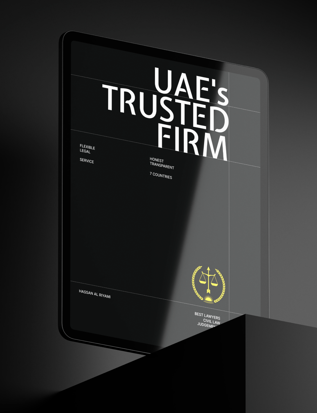 Wings legal branding image for a UAE based law firm Alriyami Advocates