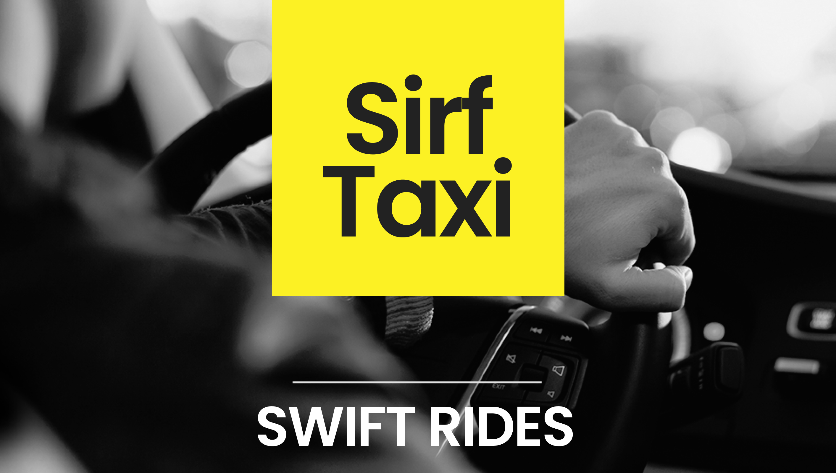 The image of sirf taxi branding designed by Wings