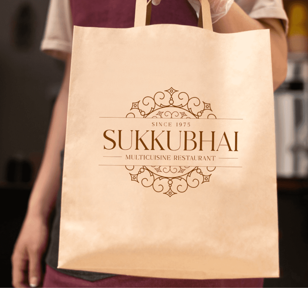 The image of sukkubhai package branding designed by Wings